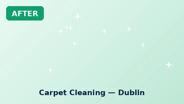 Fresh, spotless carpet after professional cleaning