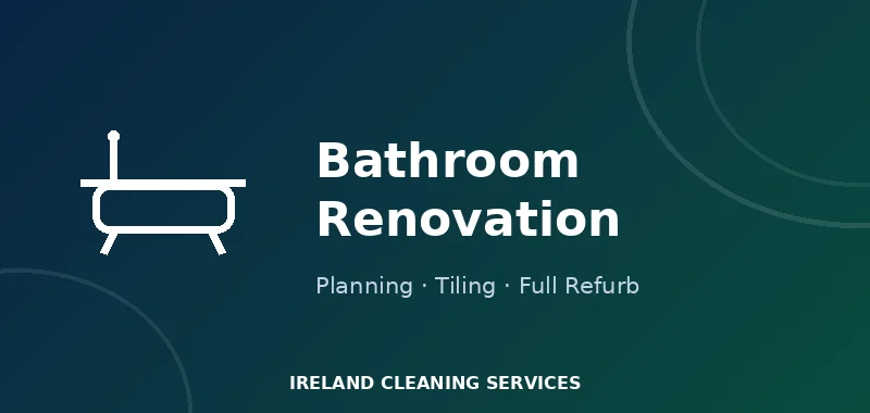 Newly renovated modern bathroom in a Dublin home