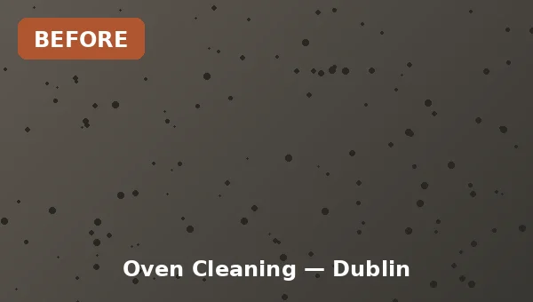 Oven before professional cleaning in Dublin