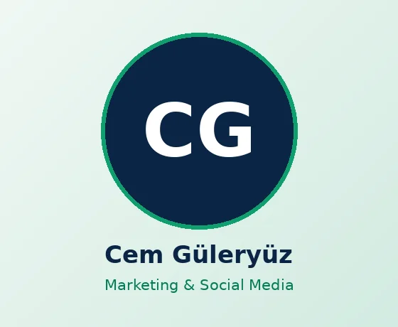 Cem Güleryüz — Marketing and Social Media Coordinator