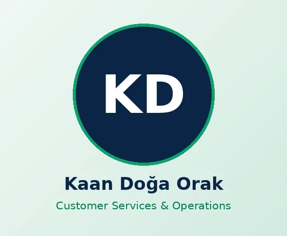 Kaan Doğa Orak — Customer Services and Operations Coordinator
