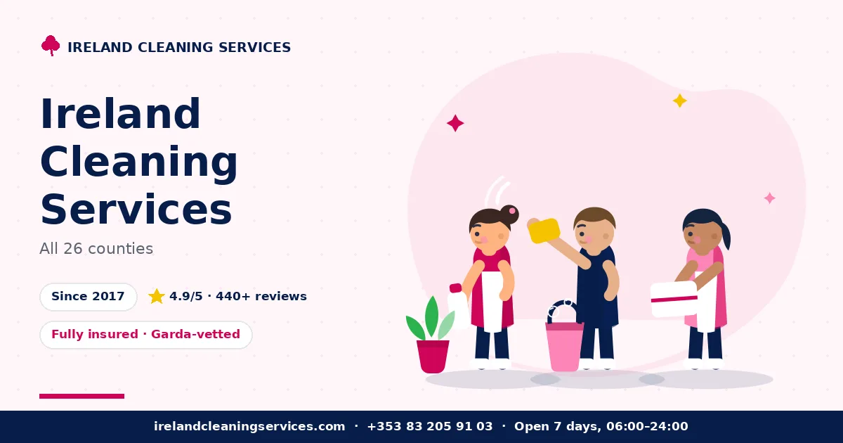Ireland Cleaning Services — full service range across all 26 counties