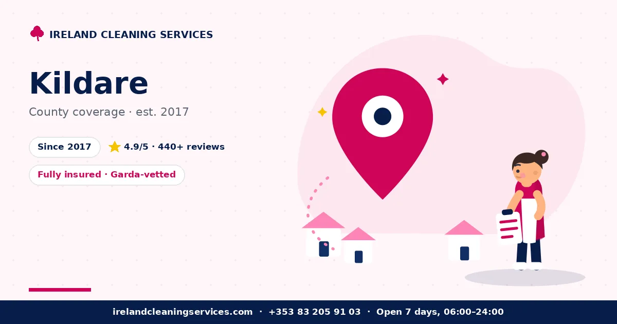 Cleaning and property services in County Kildare — Ireland Cleaning Services coverage