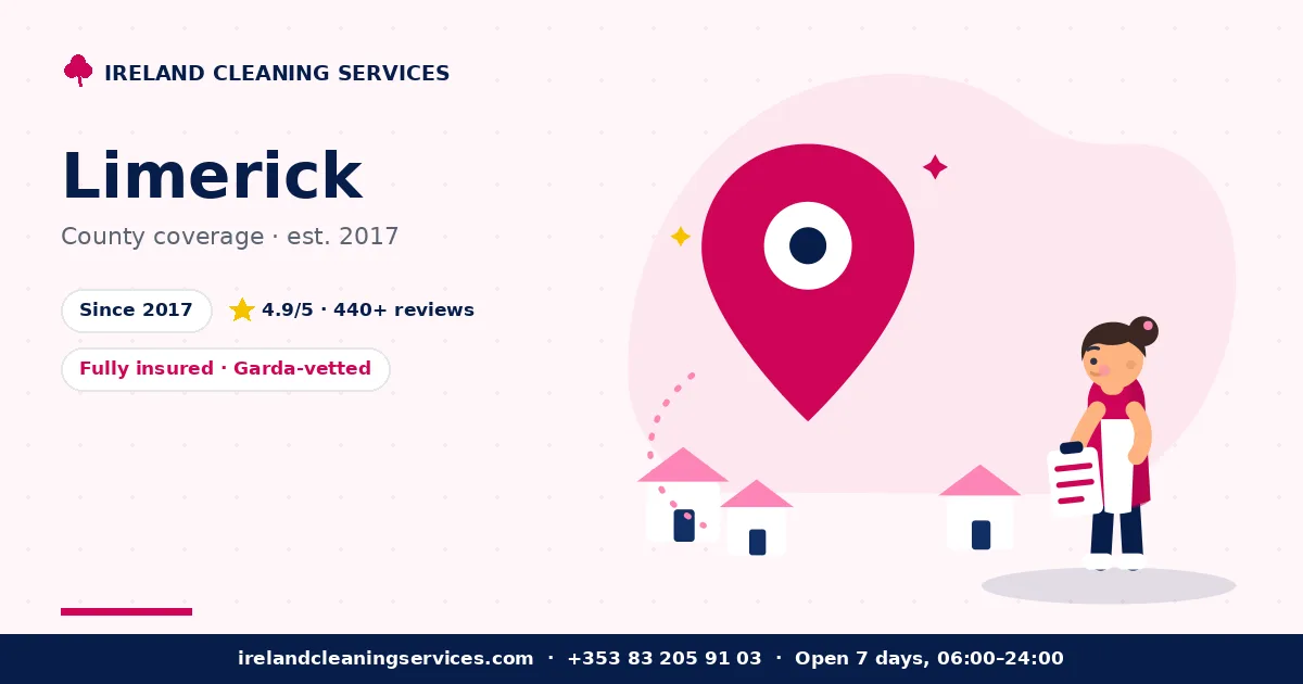 Cleaning and property services in County Limerick — Ireland Cleaning Services coverage