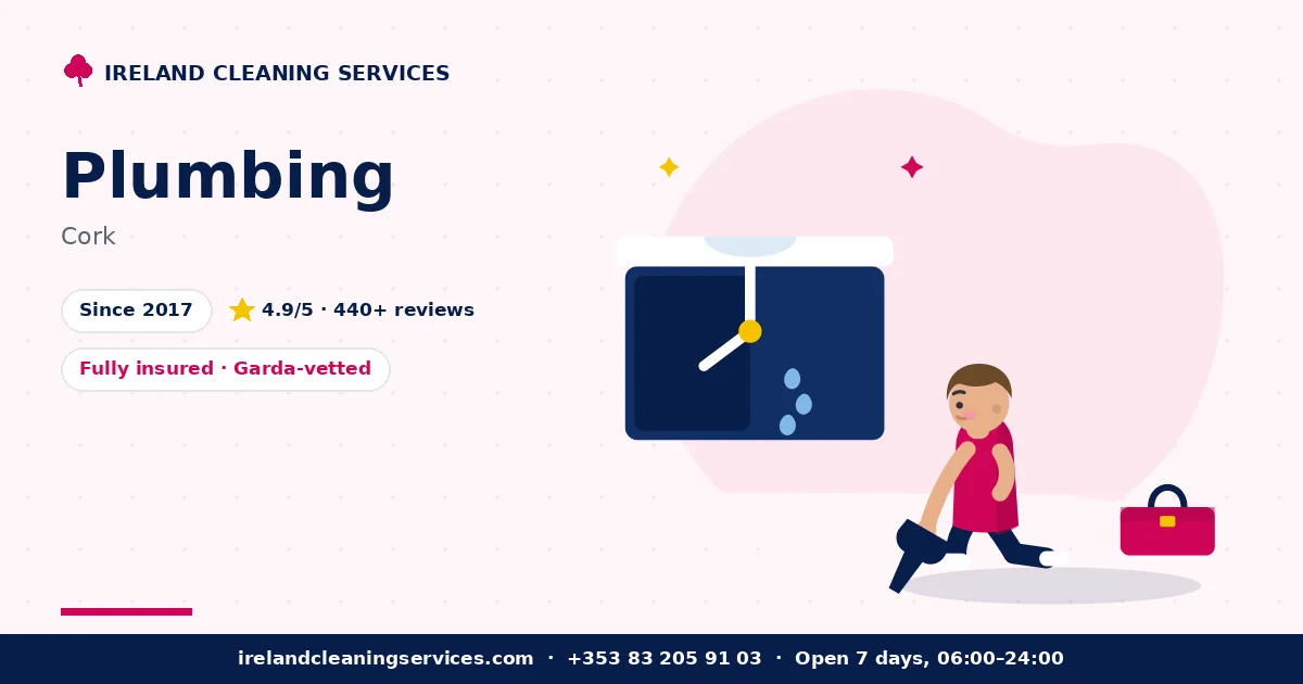 Emergency Plumber in Cork by Ireland Cleaning Services — professional team at work
