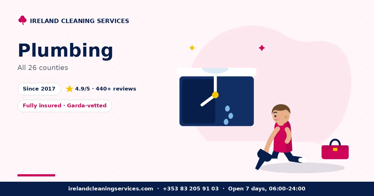 Plumbing Services in Ireland by Ireland Cleaning Services — professional team at work