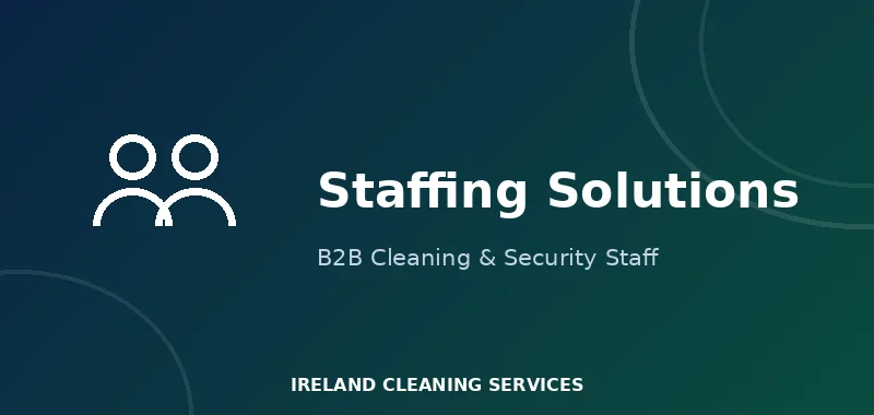 Professional cleaning staff team ready for deployment in Ireland